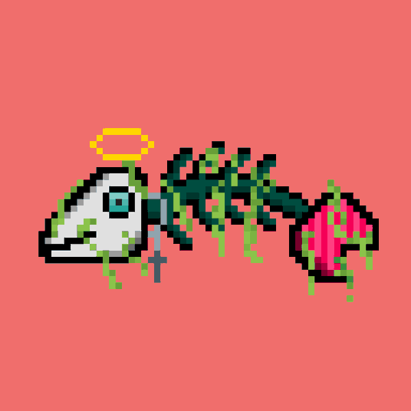 Image of 8-Bit BoneFish #40