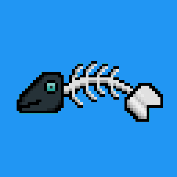 Image of 8-Bit BoneFish #47