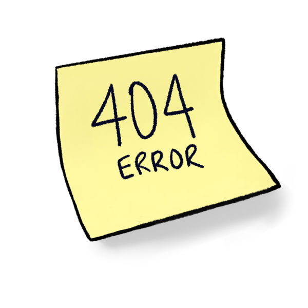 Image of Note, 404 Error