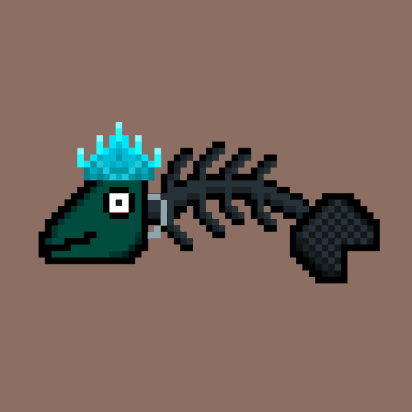 An image of 8-Bit BoneFish #5