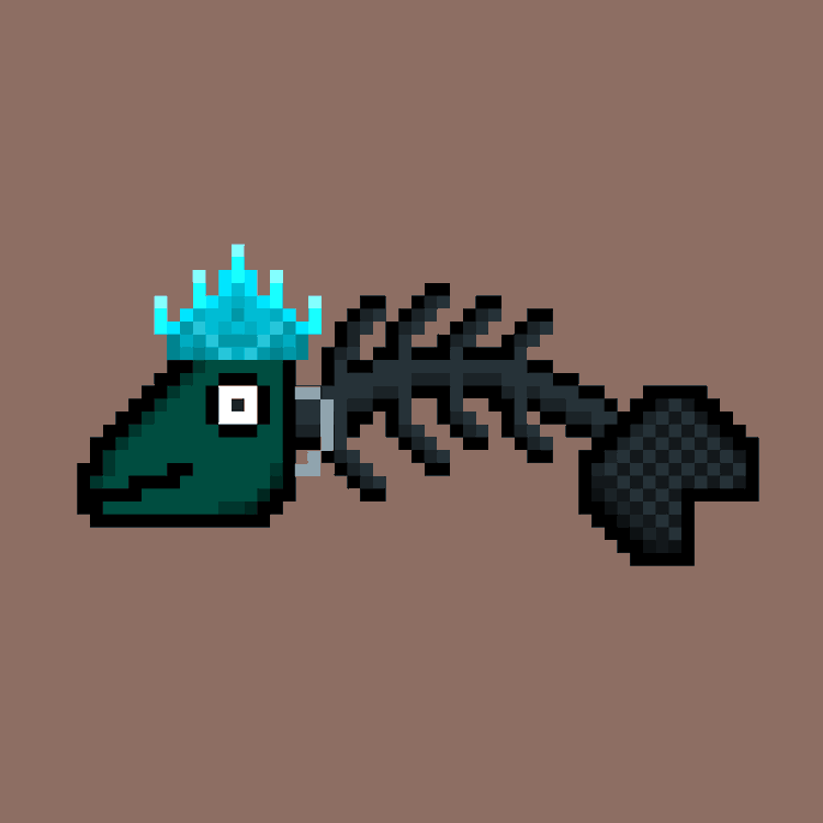 Image of 8-Bit BoneFish #5