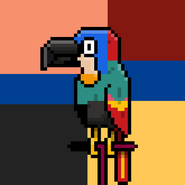 An image of Algoparrot #107 - R