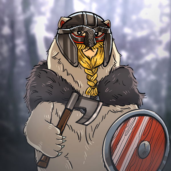 An image of (#004) Beary the Viking Warrior