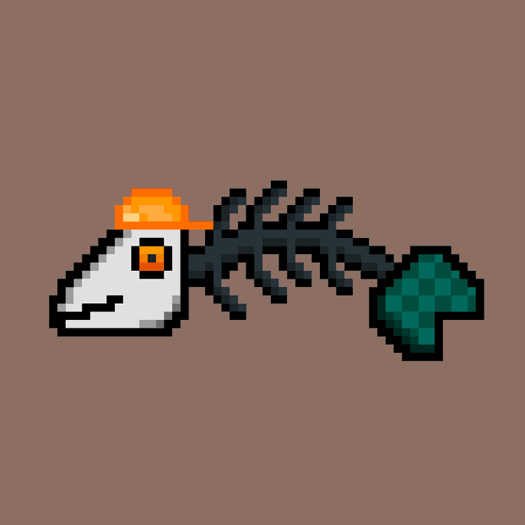 Image of 8-Bit BoneFish #19