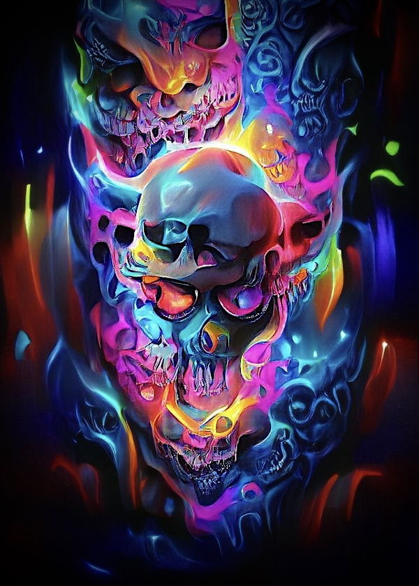 Image of Psycho Skulls  187