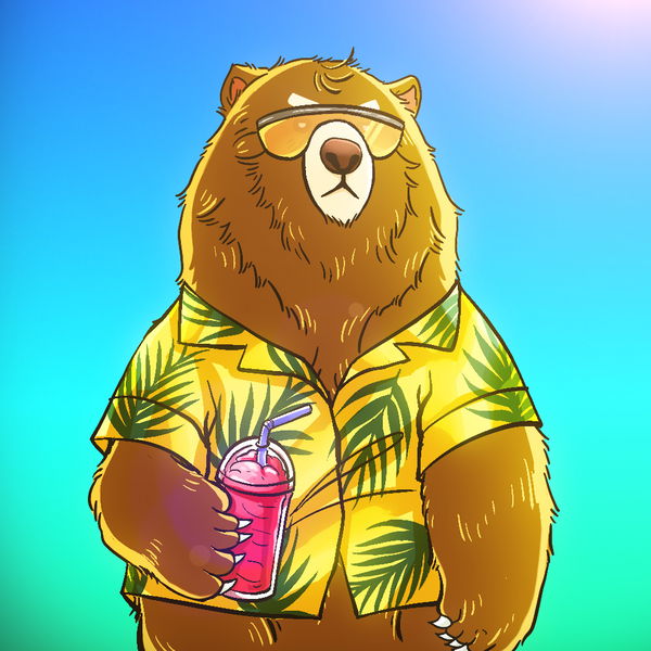 Image of (#035) Beary The Smoothies Lover