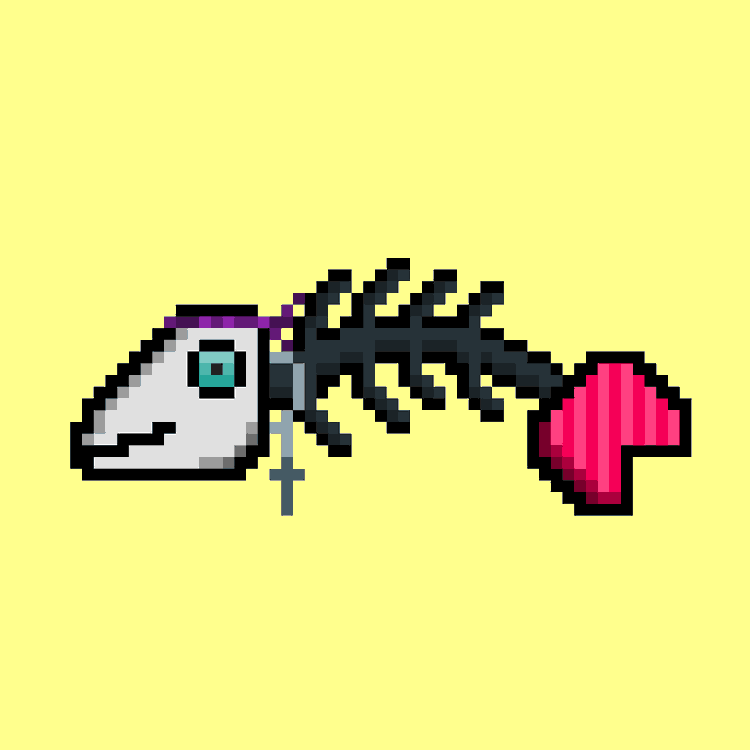 Image of 8-Bit BoneFish #18