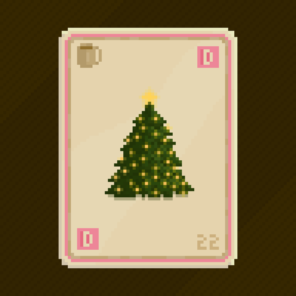 An image of Christmas Tree Caffeine Card