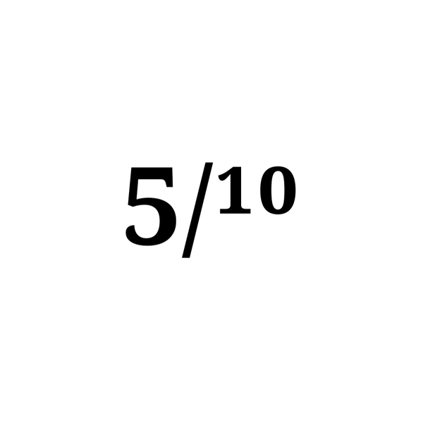 Image of Fraction 5/¹⁰