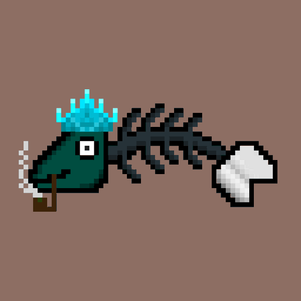 Image of 8-Bit BoneFish #33