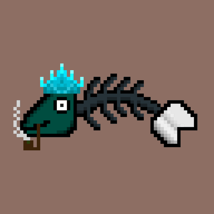 Image of 8-Bit BoneFish #33