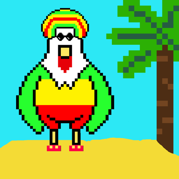 An image of Pixel Chicken #203