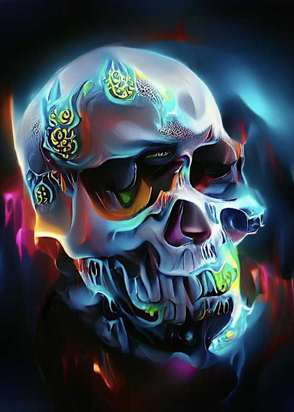 Image of Psycho Skulls  114