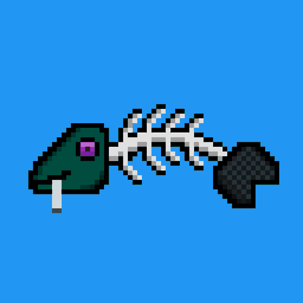 An image of 8-Bit BoneFish #673