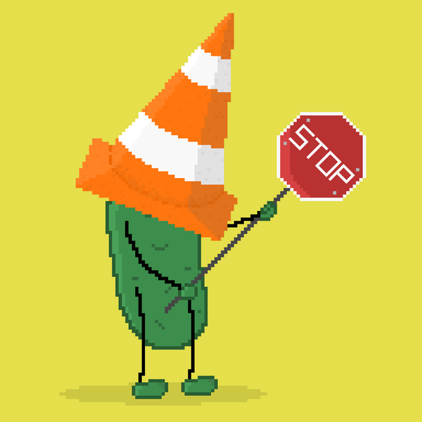 Image of Pixkal GO! #22 - Traffic Cone