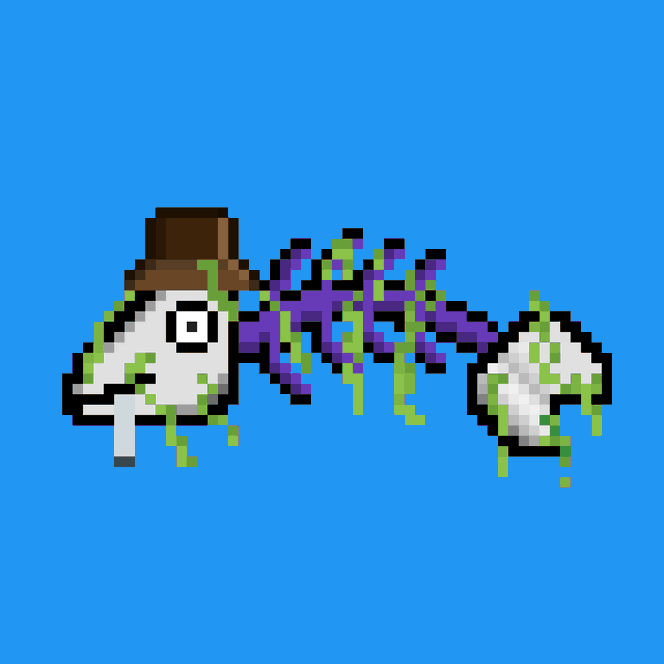 Image of 8-Bit BoneFish #711