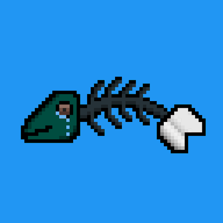 Image of 8-Bit BoneFish #25