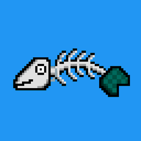 An image of 8-Bit BoneFish #630