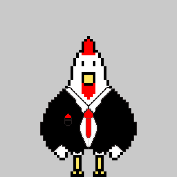 An image of Pixel Chicken #9