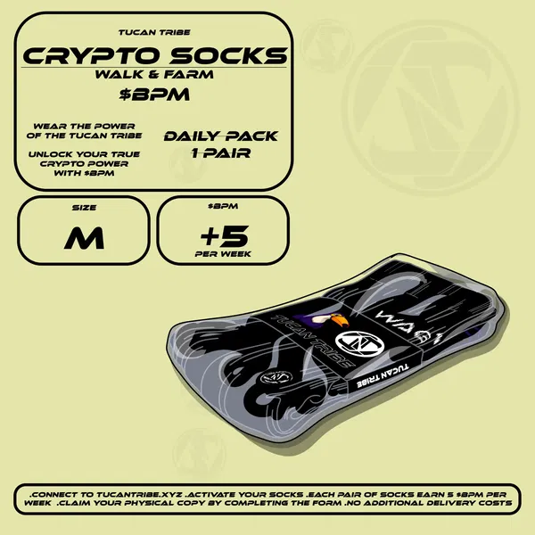 Image of Tucan Tribe Crypto Socks #24