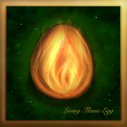 Image of Living Flame Egg (gold)