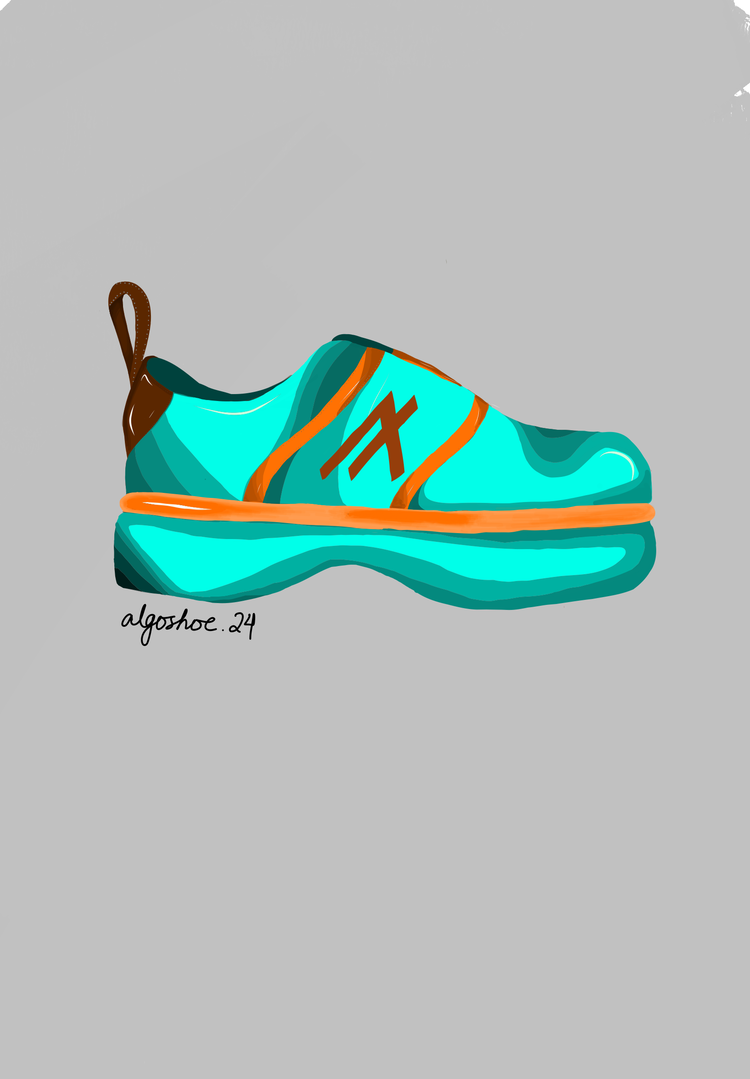 Image of AlgoShoe24 Turquoise Blue