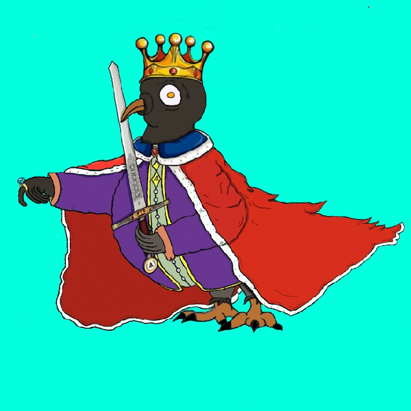 Image of Ghettopigeonsnft#40Prince pigeon