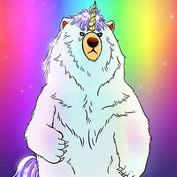 Image of (#025) Beary the Unicorn