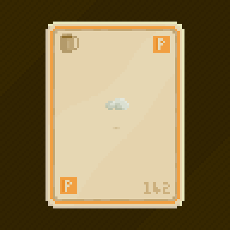 Image of Cloudy Caffeine Card