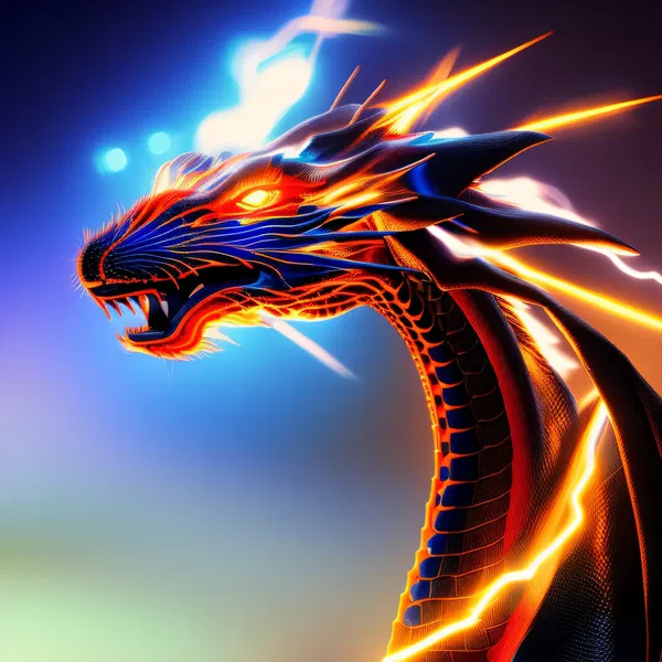 An image of DragonFi Thunder Dragons #23