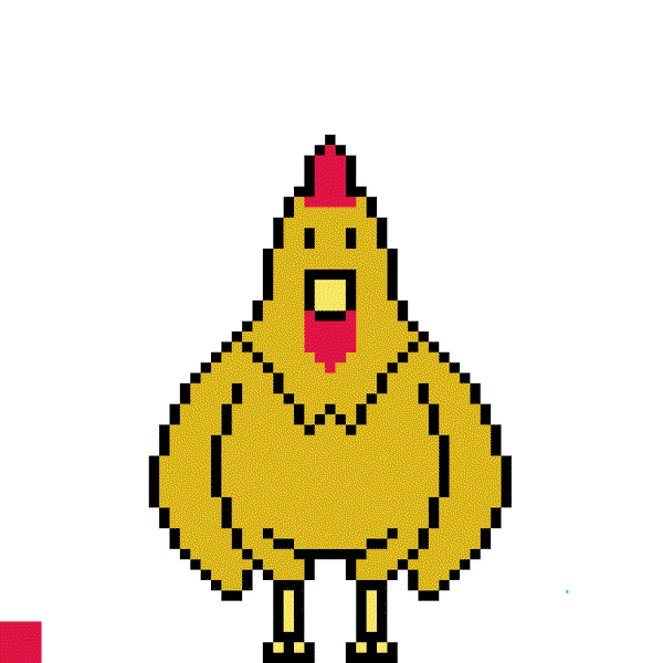 An image of Pixel Chicken #13