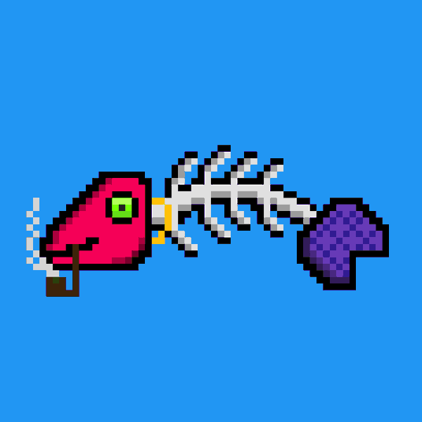 Image of 8-Bit BoneFish #31