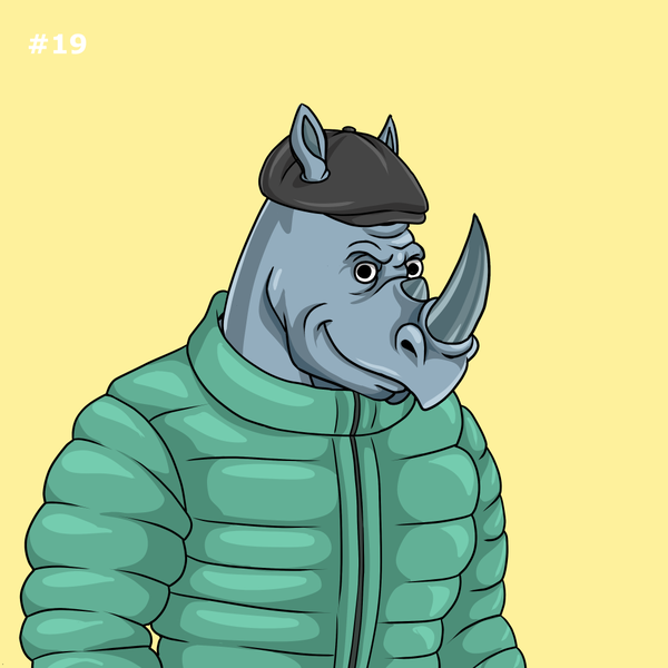 An image of Rowdy Rhino #019