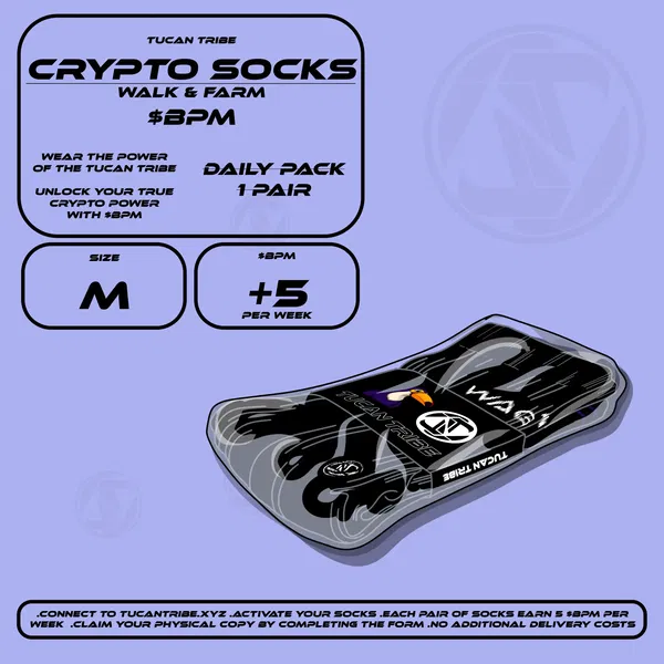 Image of Tucan Tribe Crypto Socks #54