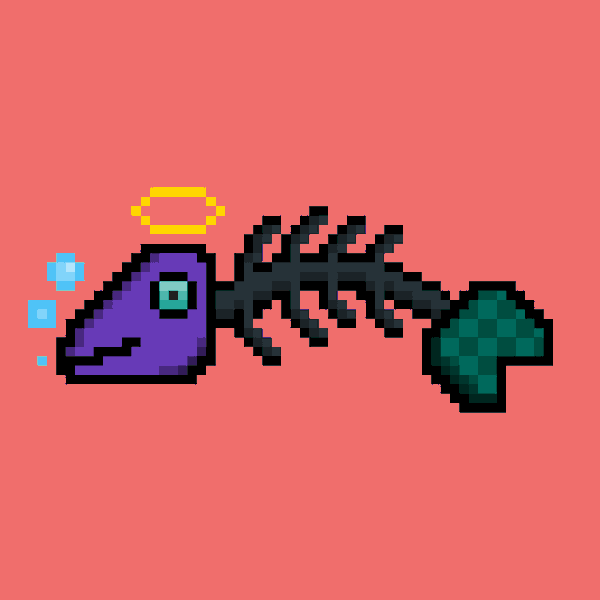 Image of 8-Bit BoneFish #26