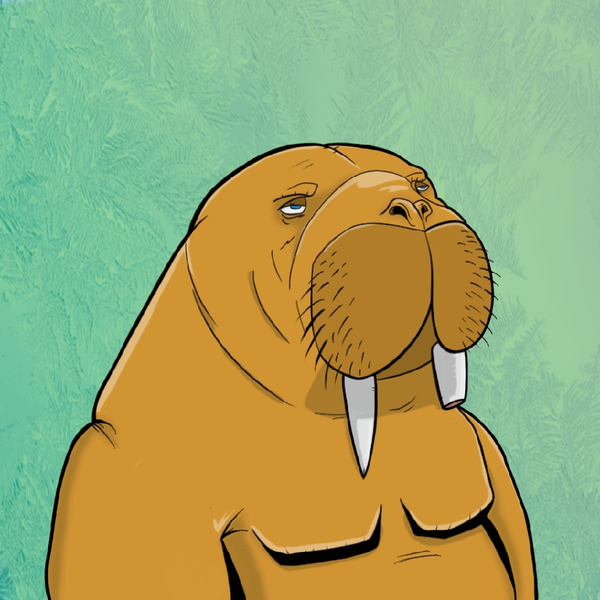 An image of GANG OF WALRUSES #001