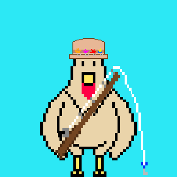 An image of Pixel Chicken #254