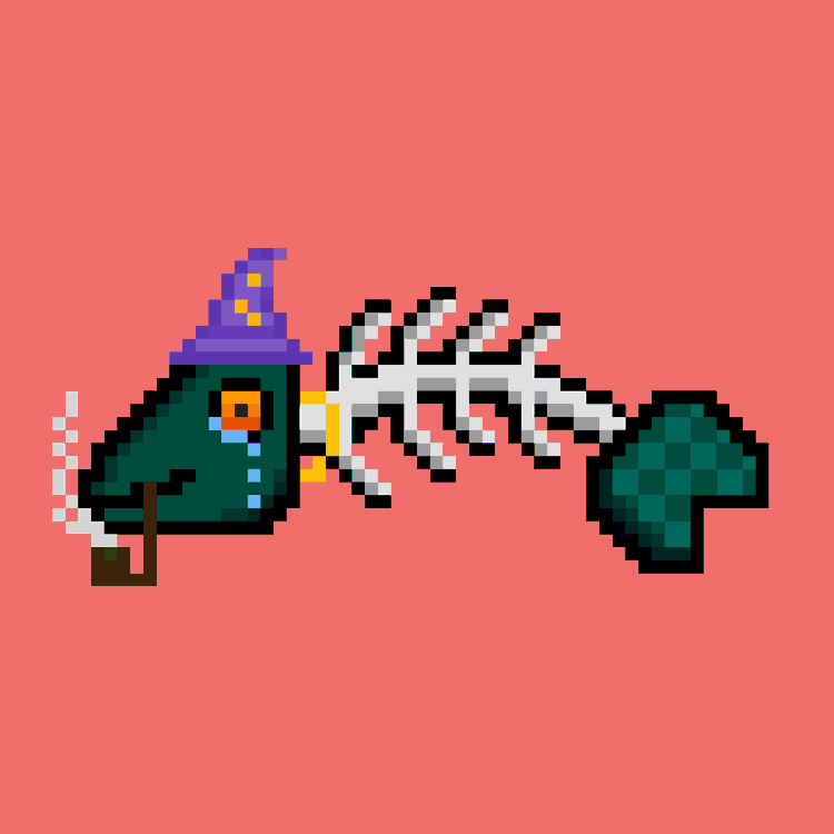 Image of 8-Bit BoneFish #42