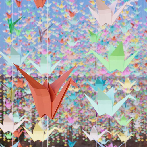 An image of NFOLDED x VLAD - 27,000 Cranes