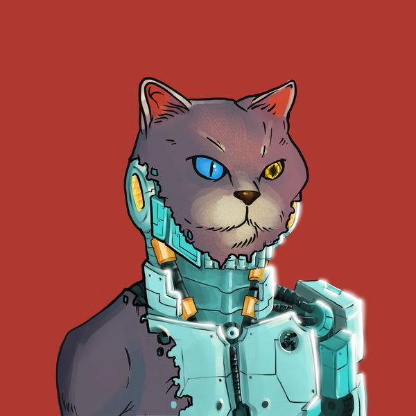 An image of (Cyborg) Dope Cat#37