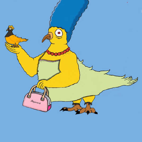 Image of Ghettopigeonsnft#38 Pigeon marge