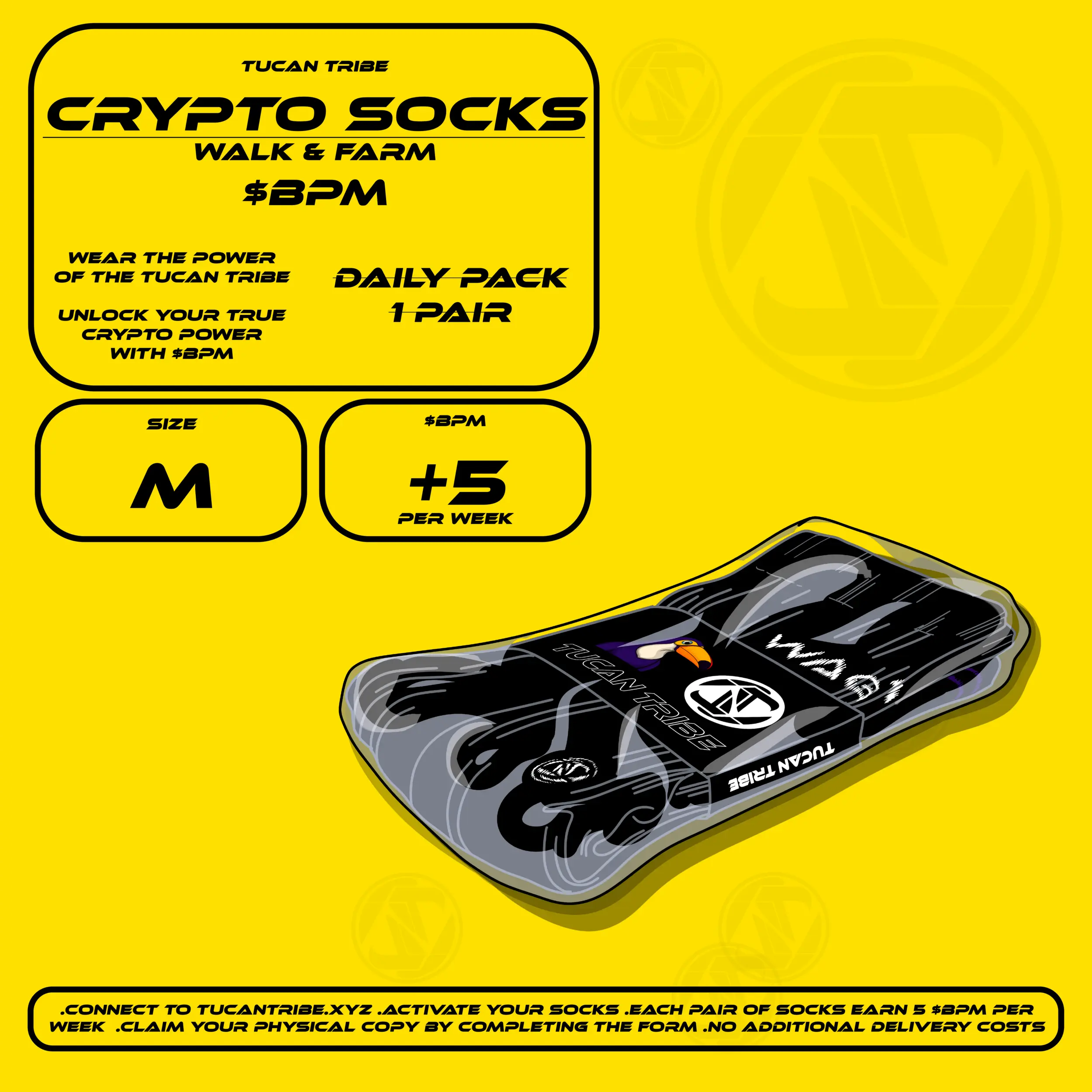 Image of Tucan Tribe Crypto Socks #43