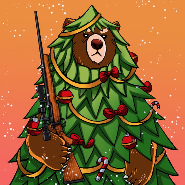 Image of (#043) Beary the Christmas Camo