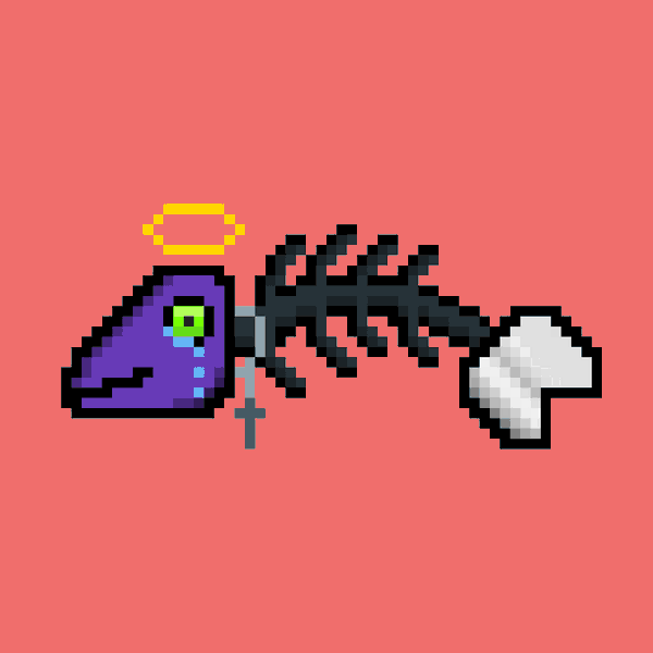 An image of 8-Bit BoneFish #310