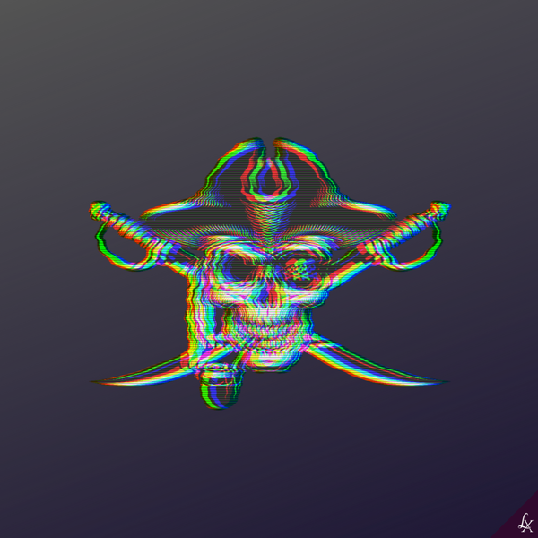 An image of Linx Pirate Skull #009