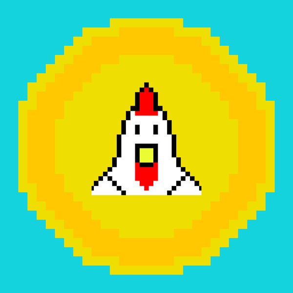 Image of Pixel Chicken Coin #2