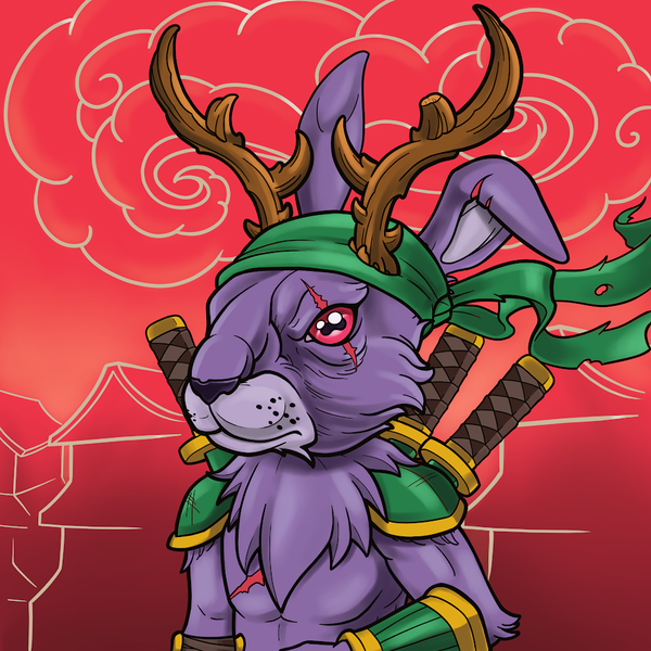 Image of TheGrim /Jackalope Samurai 01