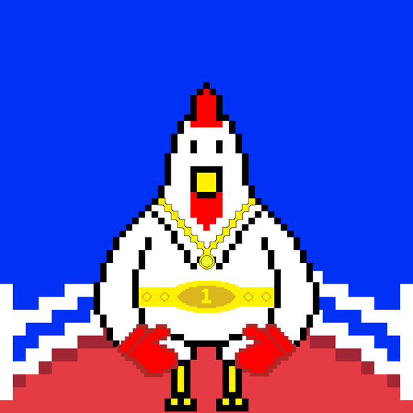 An image of Pixel Chicken #19