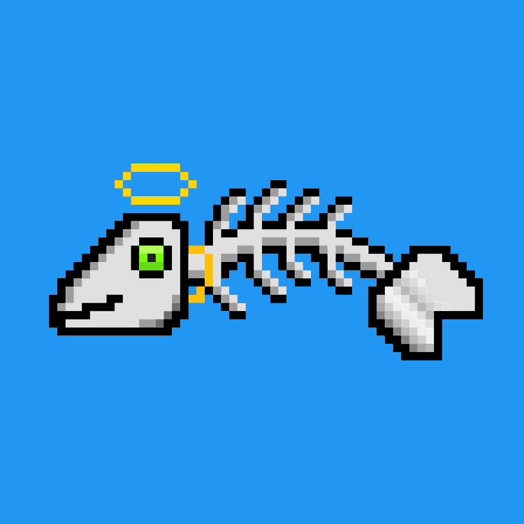 Image of 8-Bit BoneFish #11