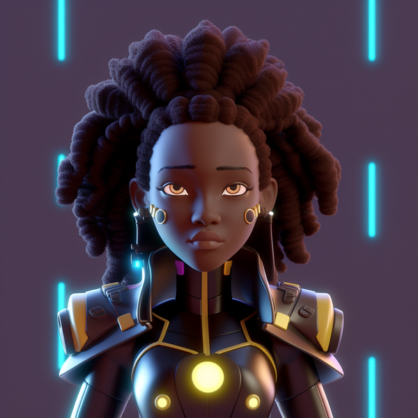 An image of Fro Custom #017-  Tika Andromeda